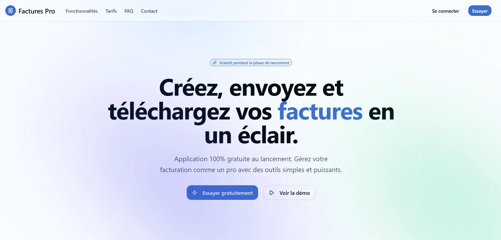 Application SaaS